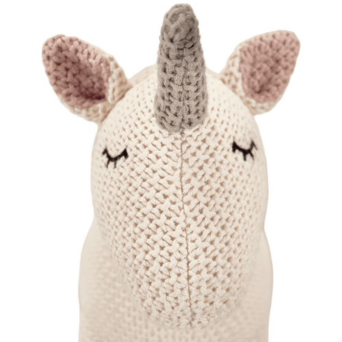 Pintado & Lacado knuffeldier Eenhoorn - wit - 46 cm