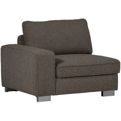 vtwonen element 1-zits met arm links Lazy - Bouclé - Antraciet - vtwonen shop