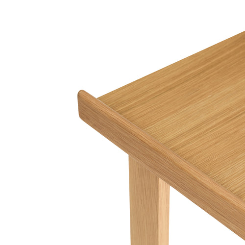 Hübsch bijzettafel Less - mdf/okerschors/eiken - 48x35xh65cm
