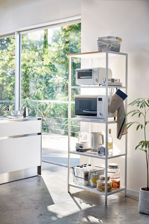 Yamazaki Opbergrek - 5 niveaus - Tower - Wit - vtwonen shop