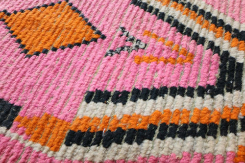 AFK Living vloerkleed Berber - handgemaakt - Wol - 76 x 355 cm