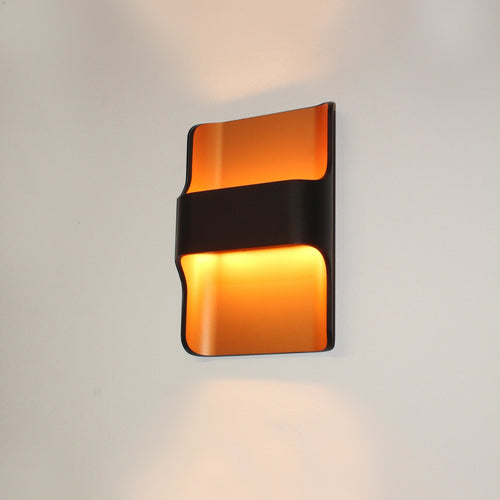 Artdelight Wandlamp Dallas - Zwart/Koper