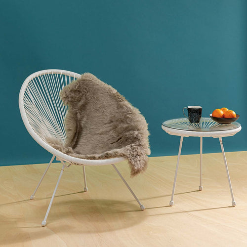 Kare Design Schapenleer Heidi 85x65cm grijs - vtwonen shop