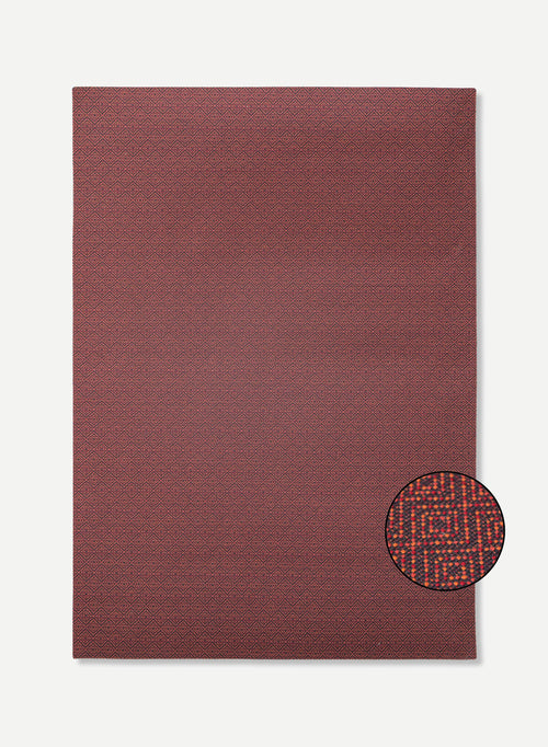 Jackies vloerkleed 8608 Diamond - Rood - 140 x 200 cm