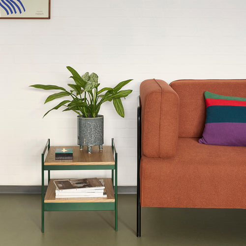 Hübsch theelichthouder Flux - kristal - 10x10xh4cm - vtwonen shop