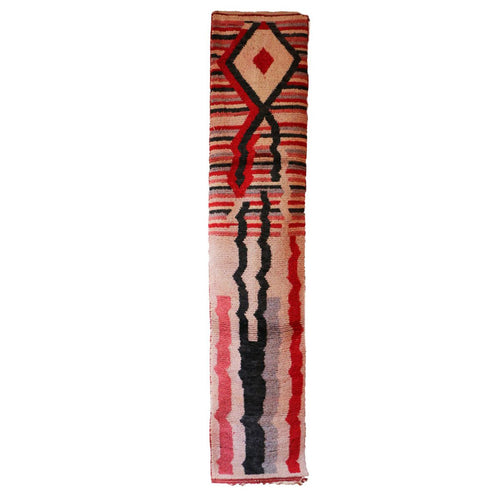 AFK Living vloerkleed Berber - handgemaakt - Wol - 80 x 240 cm