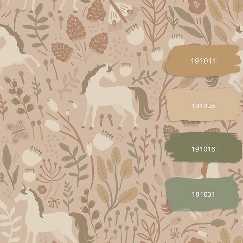 ESTAhome behang unicorns zand beige - 53 cm x 10.05 m - 139875 - vtwonen shop