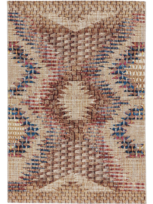benuta binnen- en buitenkleed Kenya - veelkleurig - 200x285 cm