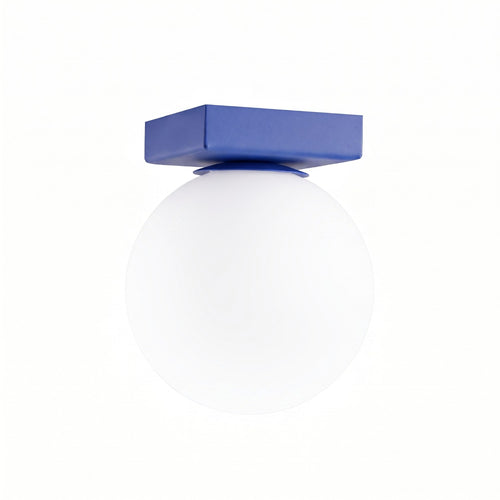 Sollux Lighting Plafondlamp YOLI 1 ultramarijn - 12x12x14,5cm