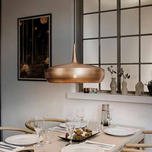 Umage Clava Dine hanglamp brushed copper - met koordset zwart - Ø 43 cm - vtwonen shop