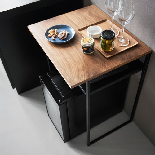 Yamazaki Bijzettafel met Lade - Tower - Zwart - vtwonen shop