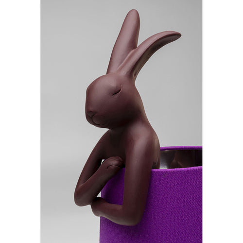 Kare Design tafellamp Animal - konijn - 50cm - bordeaux en paars