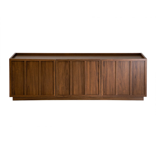 Calicosy - TV-meubel ABEL - Donker hout 140x40x45 cm