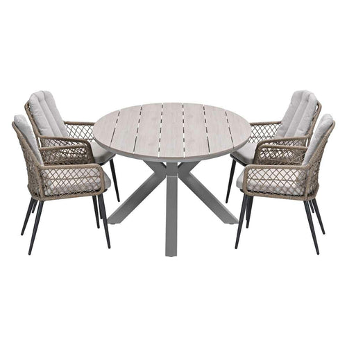 Garden Impressions tuinset Kalibo - Tulli - natural - 180x115 cm - 5-delig - vtwonen shop