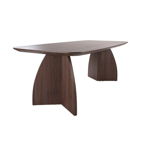 Giga Meubel Eettafel Savanah - Deens Ovaal Walnoot Fineer - 200x100x76cm