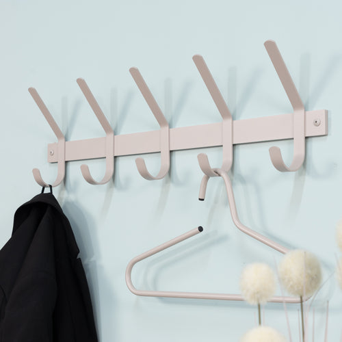 Spinder Design kapstok Dexter 5 - Silky Taupe - 5 haken - vtwonen shop