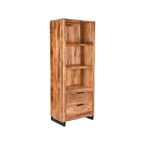 LABEL51 Boekenkast Glasgow - Bruin Mangohout - 70x45x185cm