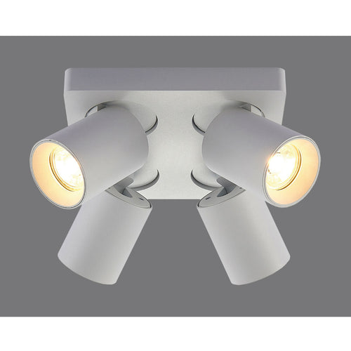 Artdelight spot Megano - 4 lichts - 20  x 11.5   cm - wit