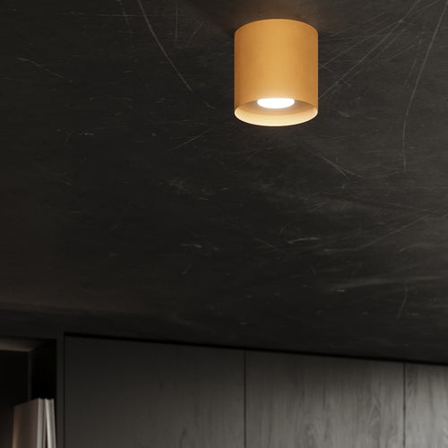 Sollux Lighting Plafondlamp MIKA goud - 12x12x11cm