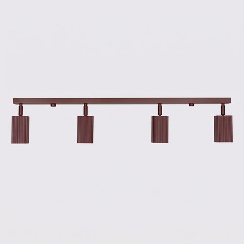 Sollux Lighting Plafondlamp RAYO 4L bruin - 81x6x16,5cm
