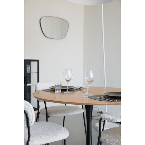 Housecraft Living Lina Spiegel/ Wandspiegel Organische vorm Metaal Zwart - vtwonen shop