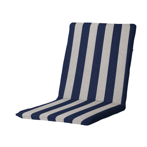 Madison stapelstoelkussen Amora - blauw - 97x49x5cm - set van 4