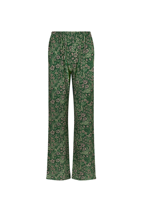 Pip Studio - Blake Pyjama Broek Dames - Daisy Dreams - Groen - XXL