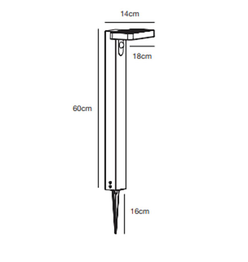Nordlux Rica Lantaarn Buiten - LED - 3000K - IP44 - Zwart