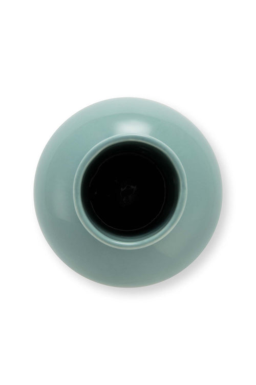 vtwonen - Vaas - Bloemenvaas - Keramiek - Lichtblauw - 21cm