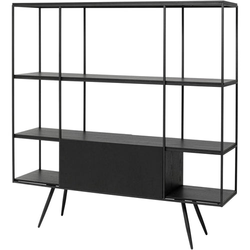 Kare Design Bookshelf Cosy Sixties zwart 183x180cm