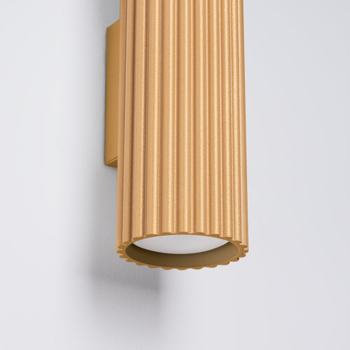 Sollux Lighting Wandlamp KARBON 30 goud - 6,5x8,5x30cm