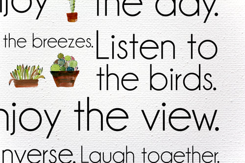 Canvas 60x40 Afdruk Tuinregels - vtwonen shop