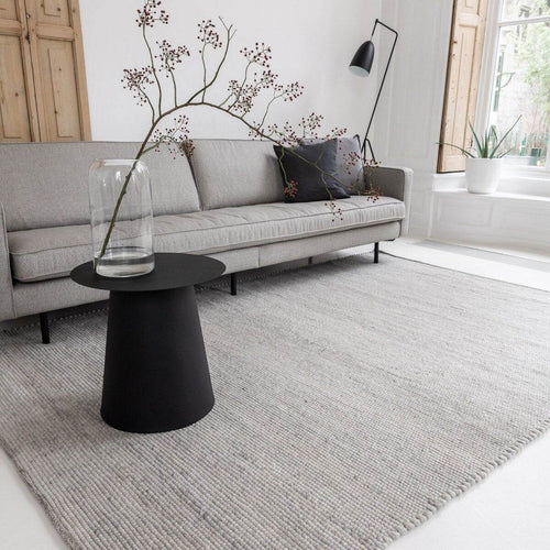 Interieur05 vloerkleed Vik - lichtgrijs-  wollen-200 x 290 cm