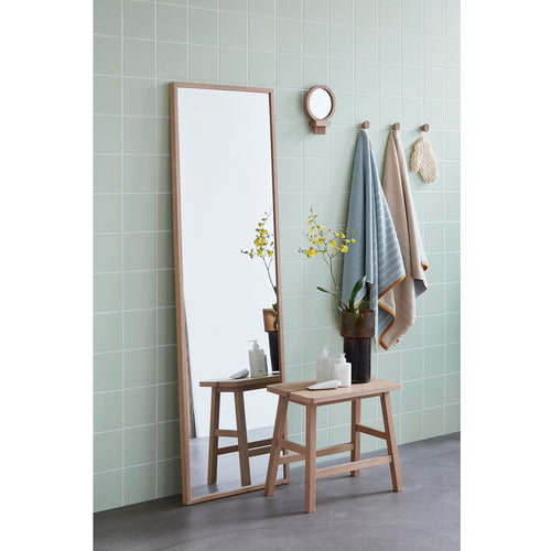 Hübsch handspiegel Comb - spiegelglas/eikenhout - 21x16x2cm - vtwonen shop