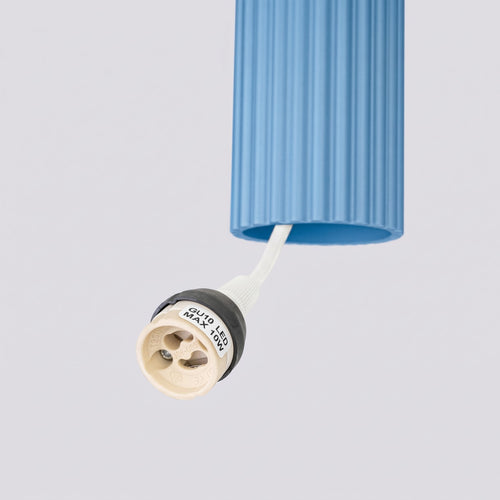 Sollux Lighting Hanglamp KARBON 1 azuur - 8x8x118cm