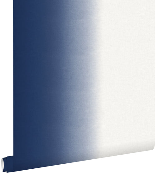 ESTAhome behang dip dye motief donkerblauw - 53 cm x 10,05 m - 148608 - vtwonen shop