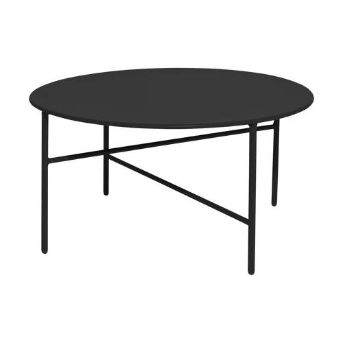 Lisomme Mila metalen tuin salontafel zwart - Ø 70 cm - vtwonen shop