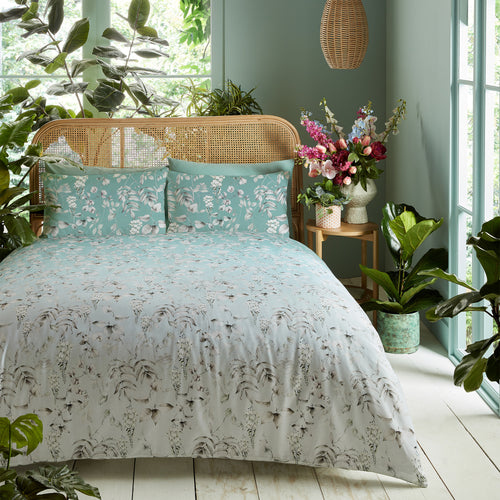 Graham & Brown Dekbedovertrek tweepersoons incl. 2 kussenslopen Ethereal Flora 200cm x 200cm - vtwonen shop