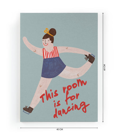 Canvas 60x40 Afdruk Dansen
