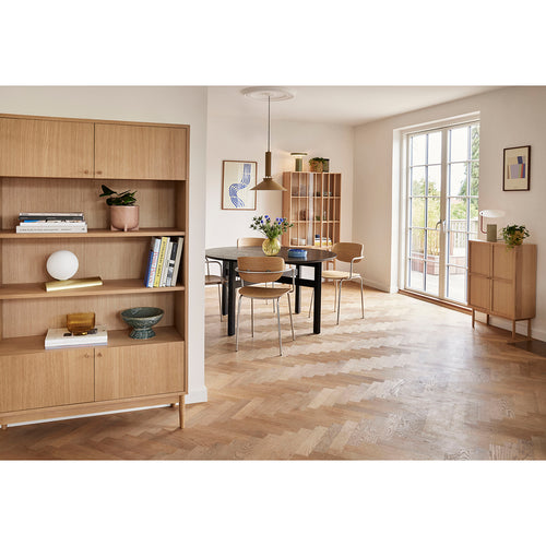 Hübsch tafellamp Balance - glas/ijzer - 30x18xh22cm - vtwonen shop