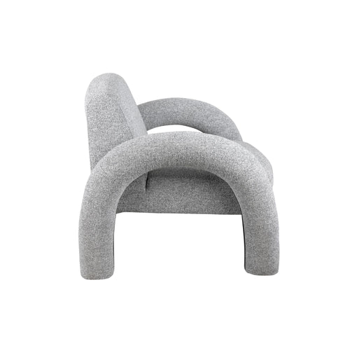 Leitmotiv stoel Brazo Melange - grijs - 88x74x74cm - vtwonen shop