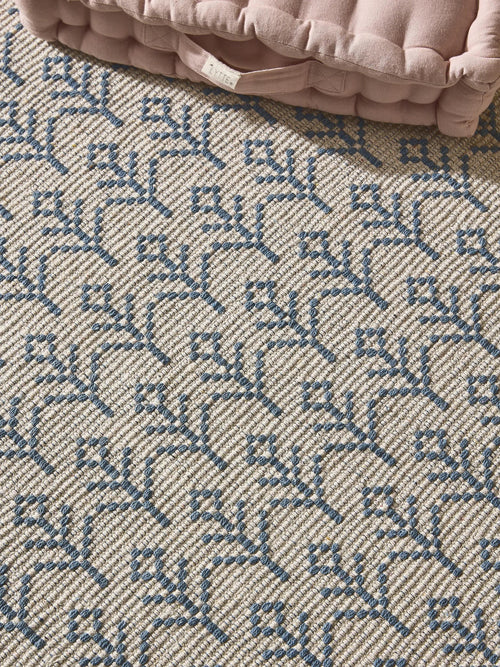 benuta wasbaar kindervloerkleed Elli - blauw - 90x130 cm