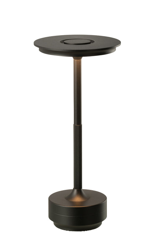 J-Line lamp Touch - kunststof - zwart - LED
