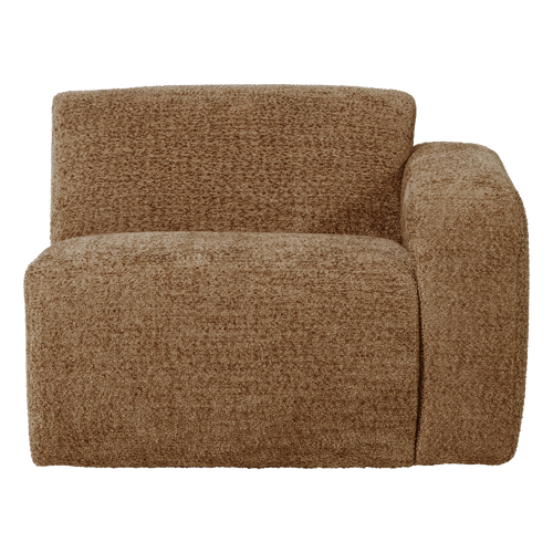 WOOOD 1-zits bank arm rechts Mojo Base - Wollig - Honinggeel - 74x105x97