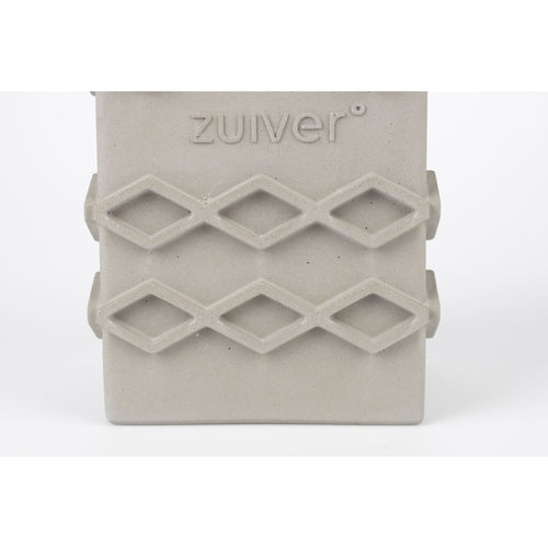 Zuiver Graphic Vaas Vierkant Grijs - vtwonen shop