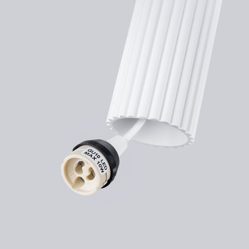 Sollux Lighting Hanglamp KARBON 3L wit - 45x6,5x98cm