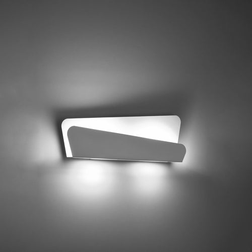 Sollux Lighting Wandlamp BASCIA wit - 40x6x15cm