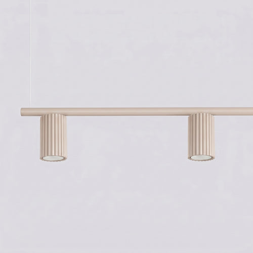 Sollux Lighting Kroonluchter KARBON 4 taupe - 122x6,5x212cm