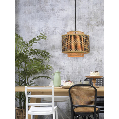 GOOD&MOJO hanglamp Bhutan - bruin - Ø40cm - vtwonen shop