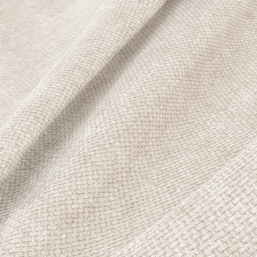Premium Interiors - Rechthoekige hoekbank HANA - fluweel weefsel crème 300cm